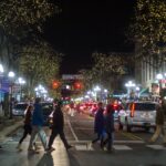 Thousands of Ann Arbor residents walk through downtown on Friday, December 2, 2016. Multiple shops in Kerrytown, on State Street and in Downtown kept their doors open late as thousands of people shopped during Midnight Madness. Matt Weigand | The Ann Arbor News ANN ARBOR NEWS