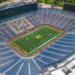 Ann Arbor, United States – July 10, 2023: "The Big House" Stadium at University of Michigan in Ann Arbor, MI. Home to the Michigan Wolverines Football Team